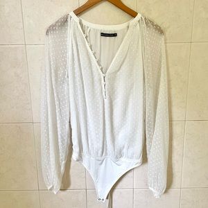 Abercrombie Blouse Bodysuit Size Medium